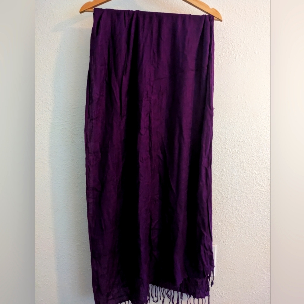 Purple scarf